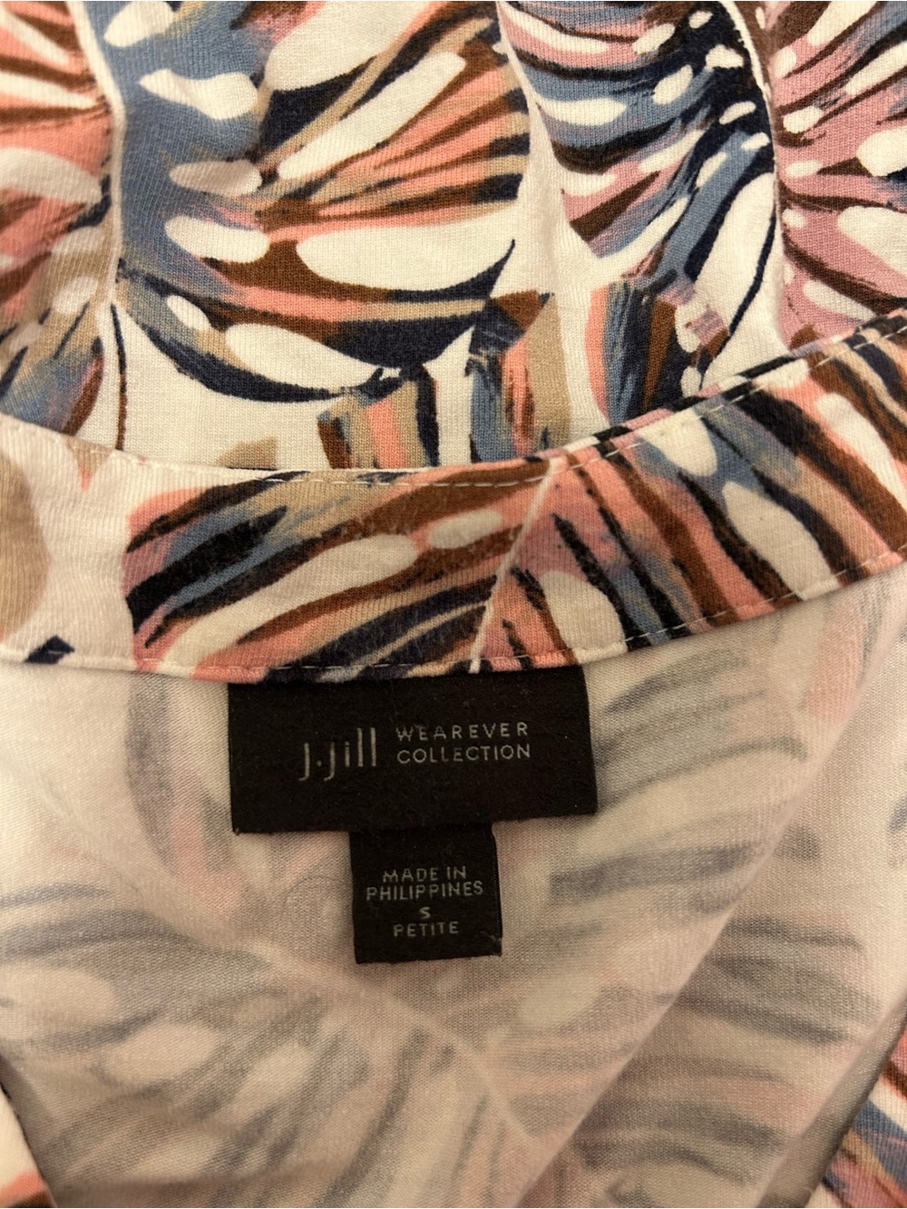 J. Jill tropical print dress, Small Petite
